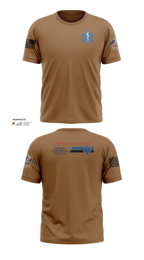 Short Sleeve Performance Shirt, Alabama CARE EMS Inc., EMS/EMT, Teamtime, Team time, sublimation, custom sports apparel, team uniforms, spirit wear, spiritwear, sports uniforms, custom shirts, team store, custom team store, fundraiser sports, apparel fundraiser