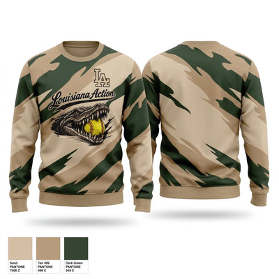 Louisiana Action Crew Neck Sweatshirt - 2