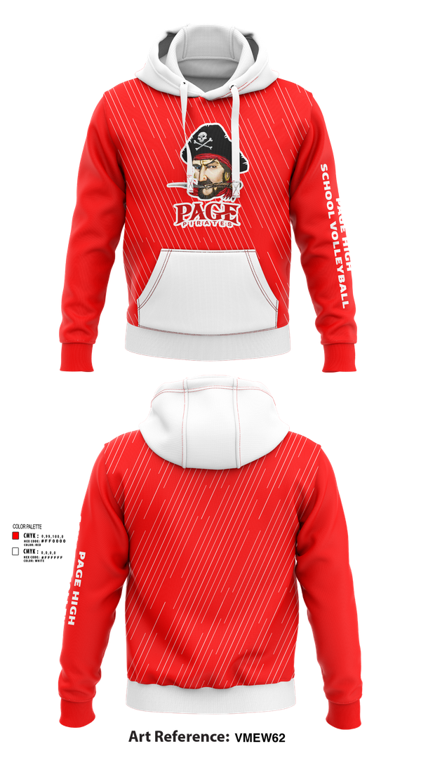 Hoodie, Page High School Volleyball, Women's Volleyball, Teamtime, Team time, sublimation, custom sports apparel, team uniforms, spirit wear, spiritwear, sports uniforms, custom shirts, team store, custom team store, fundraiser sports, apparel fundraiser