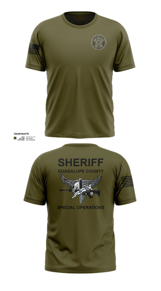 Short Sleeve Performance Shirt, Guadalupe County SWAT, Police, Teamtime, Team time, sublimation, custom sports apparel, team uniforms, spirit wear, spiritwear, sports uniforms, custom shirts, team store, custom team store, fundraiser sports, apparel fundraiser