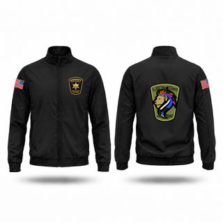 Windbreaker, Hunt County Sheriff’s Office, Police, Teamtime, Team time, sublimation, custom sports apparel, team uniforms, spirit wear, spiritwear, sports uniforms, custom shirts, team store, custom team store, fundraiser sports, apparel fundraiser