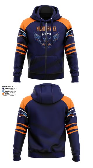 Zip Hoodie, Herbert Akins Road Middle School, Track & Field, Teamtime, Team time, sublimation, custom sports apparel, team uniforms, spirit wear, spiritwear, sports uniforms, custom shirts, team store, custom team store, fundraiser sports, apparel fundraiser