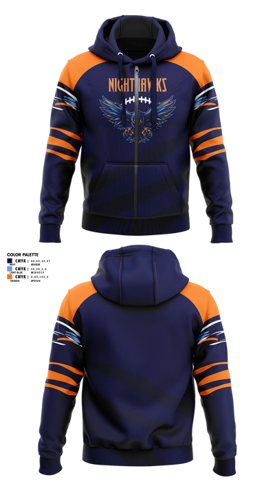 Herbert Akins Road Middle School Zip Hoodie - 4