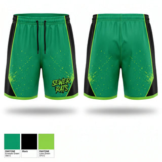 Athletic Shorts With Pockets, Sewer Rats, Men's Soccer, Teamtime, Team time, sublimation, custom sports apparel, team uniforms, spirit wear, spiritwear, sports uniforms, custom shirts, team store, custom team store, fundraiser sports, apparel fundraiser