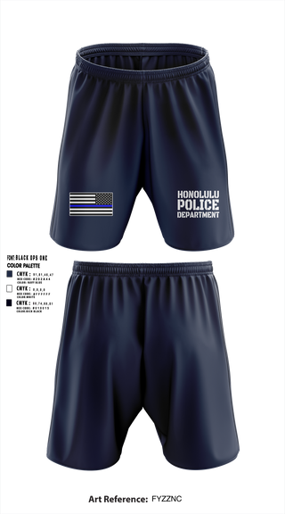 Athletic Shorts With Pockets, Honolulu Police Department, Police, Teamtime, Team time, sublimation, custom sports apparel, team uniforms, spirit wear, spiritwear, sports uniforms, custom shirts, team store, custom team store, fundraiser sports, apparel fundraiser