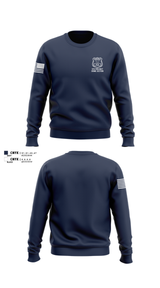 Crew Neck Sweatshirt, 5th PCT Crime Section, , Teamtime, Team time, sublimation, custom sports apparel, team uniforms, spirit wear, spiritwear, sports uniforms, custom shirts, team store, custom team store, fundraiser sports, apparel fundraiser