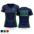 Dublin Fire Department Women's Short Sleeve V-neck Shirt - 1
