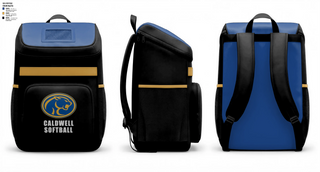 Gear Bag, Caldwell Hugh School, Softball, Teamtime, Team time, sublimation, custom sports apparel, team uniforms, spirit wear, spiritwear, sports uniforms, custom shirts, team store, custom team store, fundraiser sports, apparel fundraiser
