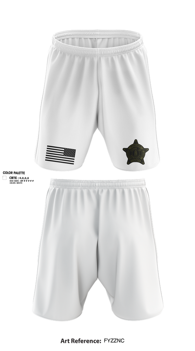 Hancock County Sheriff’s Office 69722720 Athletic Shorts With Pockets - 1