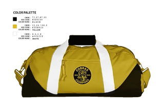 Duffle Bag, Cobras, Ice Hockey, Teamtime, Team time, sublimation, custom sports apparel, team uniforms, spirit wear, spiritwear, sports uniforms, custom shirts, team store, custom team store, fundraiser sports, apparel fundraiser