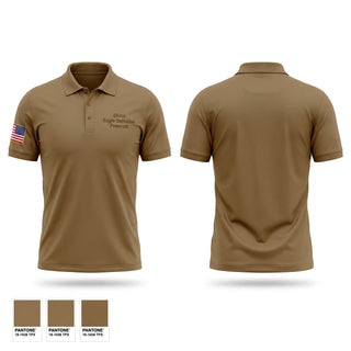 Short Sleeve Performance Polo, ERAU Eagle Battalion Prescott, Army, Teamtime, Team time, sublimation, custom sports apparel, team uniforms, spirit wear, spiritwear, sports uniforms, custom shirts, team store, custom team store, fundraiser sports, apparel fundraiser