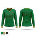 11U Southline Shamrocks 44607766 Women's Long Sleeve V-neck Shirt - 1