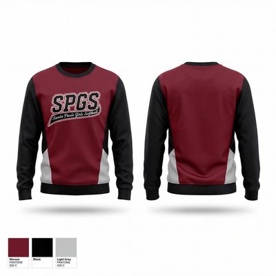 Santa Paula Girls Softball 69929365 Crew Neck Sweatshirt - 1