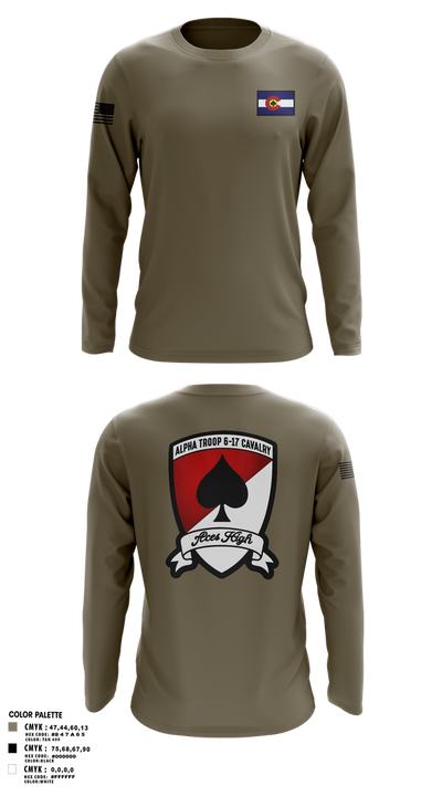 WIARNG Marksmanship 12854544 Long Sleeve Performance Shirt 1