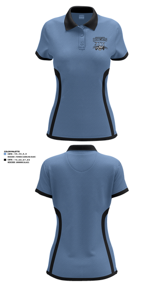 Womens Short Sleeve Performance Polo, Summerland Bobcats, Women's Basketball, Teamtime, Team time, sublimation, custom sports apparel, team uniforms, spirit wear, spiritwear, sports uniforms, custom shirts, team store, custom team store, fundraiser sports, apparel fundraiser