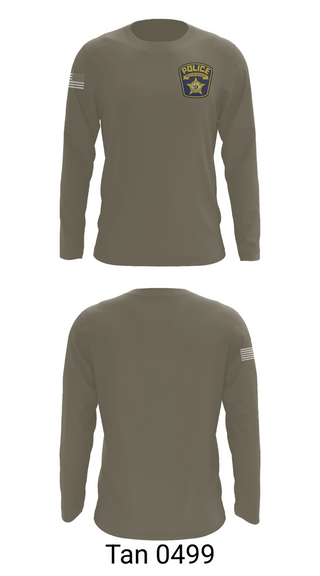 Long Sleeve Performance Shirt, West Milwaukee Police Department, Police, Teamtime, Team time, sublimation, custom sports apparel, team uniforms, spirit wear, spiritwear, sports uniforms, custom shirts, team store, custom team store, fundraiser sports, apparel fundraiser