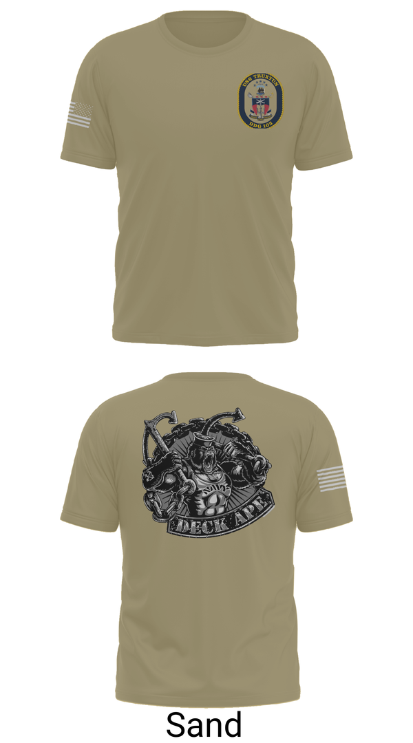 Short Sleeve Performance Shirt, DDG 103 OD, , Teamtime, Team time, sublimation, custom sports apparel, team uniforms, spirit wear, spiritwear, sports uniforms, custom shirts, team store, custom team store, fundraiser sports, apparel fundraiser