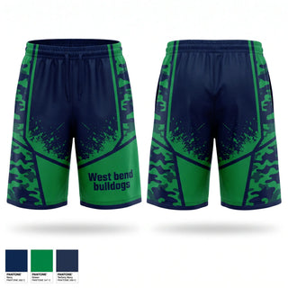 Athletic Shorts With Pockets, West bend bulldogs, Baseball, Teamtime, Team time, sublimation, custom sports apparel, team uniforms, spirit wear, spiritwear, sports uniforms, custom shirts, team store, custom team store, fundraiser sports, apparel fundraiser
