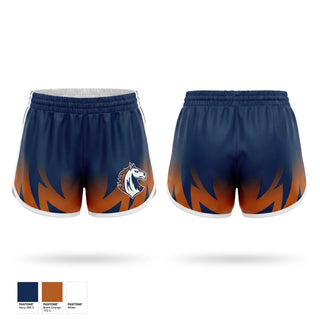 Womens Shorts, Mustangs, , Teamtime, Team time, sublimation, custom sports apparel, team uniforms, spirit wear, spiritwear, sports uniforms, custom shirts, team store, custom team store, fundraiser sports, apparel fundraiser
