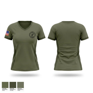 Womens Short Sleeve Vneck Shirt, ESU K9, Police, Teamtime, Team time, sublimation, custom sports apparel, team uniforms, spirit wear, spiritwear, sports uniforms, custom shirts, team store, custom team store, fundraiser sports, apparel fundraiser