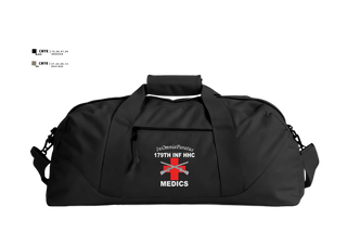 Duffle Bag, 179 HHC Medics, National Guard, Teamtime, Team time, sublimation, custom sports apparel, team uniforms, spirit wear, spiritwear, sports uniforms, custom shirts, team store, custom team store, fundraiser sports, apparel fundraiser