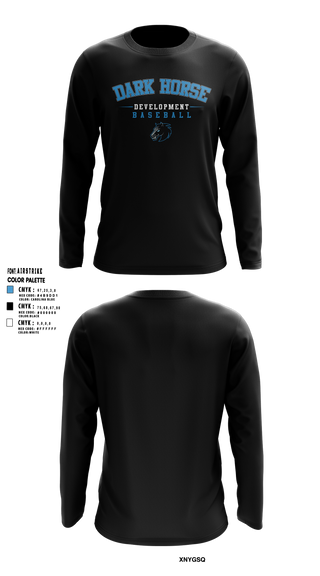 Long Sleeve Performance Shirt, DHD Broncos, Baseball, Teamtime, Team time, sublimation, custom sports apparel, team uniforms, spirit wear, spiritwear, sports uniforms, custom shirts, team store, custom team store, fundraiser sports, apparel fundraiser