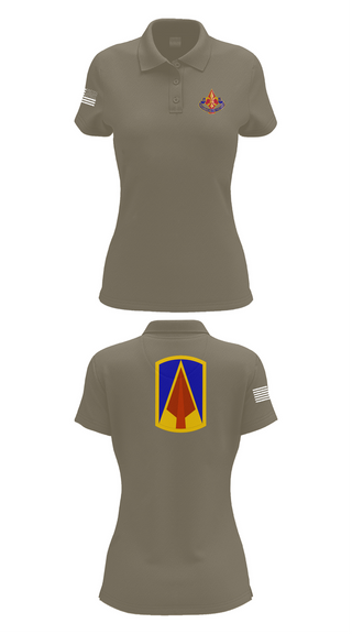 Womens Short Sleeve Performance Polo, 177th AR BDE, , Teamtime, Team time, sublimation, custom sports apparel, team uniforms, spirit wear, spiritwear, sports uniforms, custom shirts, team store, custom team store, fundraiser sports, apparel fundraiser