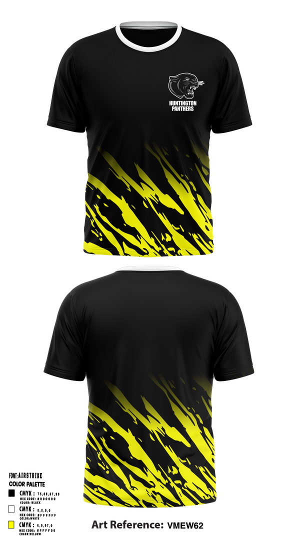Huntington Junior High School Basketball 78559210 Short Sleeve Performance Shirt - 3