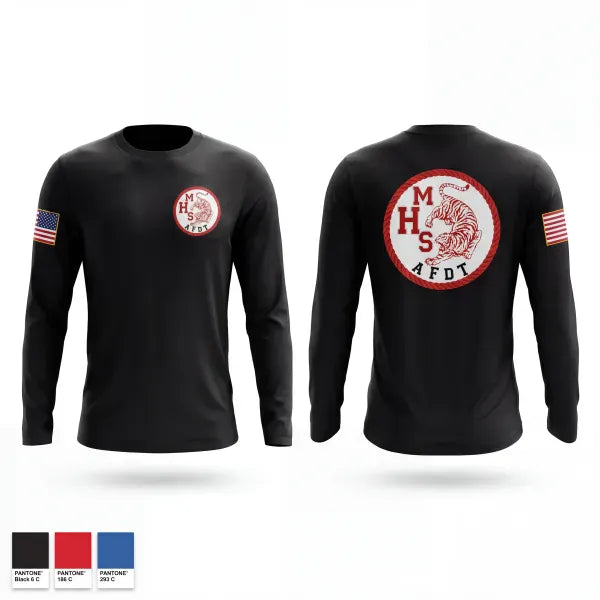 Long Sleeve Performance Shirt, MHS Armed Fancy Drill Team, Army, Teamtime, Team time, sublimation, custom sports apparel, team uniforms, spirit wear, spiritwear, sports uniforms, custom shirts, team store, custom team store, fundraiser sports, apparel fundraiser
