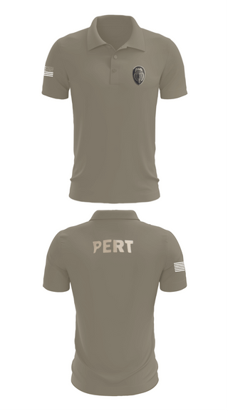 Short Sleeve Performance Polo, Prison Emergency Response Team, Police, Teamtime, Team time, sublimation, custom sports apparel, team uniforms, spirit wear, spiritwear, sports uniforms, custom shirts, team store, custom team store, fundraiser sports, apparel fundraiser