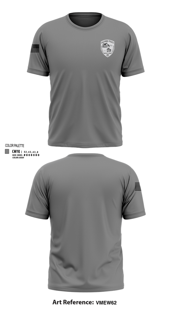Dagsboro Police Department  Short Sleeve Performance Shirt - 15