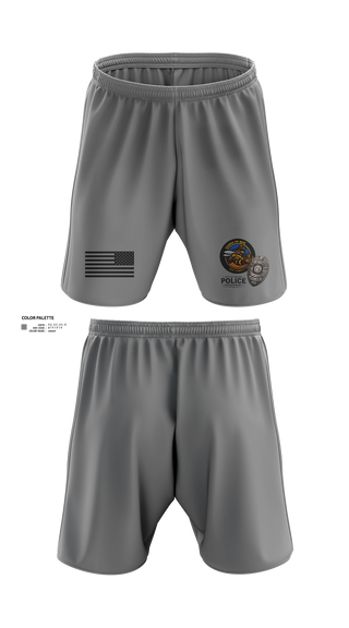 Athletic Shorts With Pockets, Hahira Police Department, Police, Teamtime, Team time, sublimation, custom sports apparel, team uniforms, spirit wear, spiritwear, sports uniforms, custom shirts, team store, custom team store, fundraiser sports, apparel fundraiser