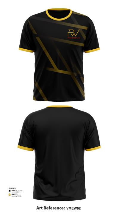 Prime Wrestling 25861032 Short Sleeve Performance Shirt - 41