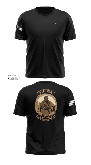 Old School Cotton Feel Shirt, 171st Emergency Management Flight, , Teamtime, Team time, sublimation, custom sports apparel, team uniforms, spirit wear, spiritwear, sports uniforms, custom shirts, team store, custom team store, fundraiser sports, apparel fundraiser