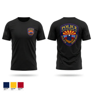 Old School Cotton Feel Shirt, Page Police, Police, Teamtime, Team time, sublimation, custom sports apparel, team uniforms, spirit wear, spiritwear, sports uniforms, custom shirts, team store, custom team store, fundraiser sports, apparel fundraiser