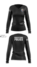 CHPD 3491873 Women's Long Sleeve V-neck Shirt - 21