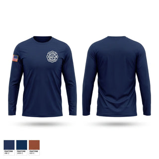 Long Sleeve Performance Shirt, Manly Fire & Rescue, Fire Department, Teamtime, Team time, sublimation, custom sports apparel, team uniforms, spirit wear, spiritwear, sports uniforms, custom shirts, team store, custom team store, fundraiser sports, apparel fundraiser