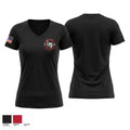 Edinburgh Fire Department Women's Short Sleeve V-neck Shirt - 1
