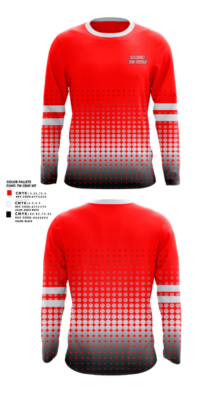 Long Sleeve Performance Shirt, Calhoun Red Devils, , Teamtime, Team time, sublimation, custom sports apparel, team uniforms, spirit wear, spiritwear, sports uniforms, custom shirts, team store, custom team store, fundraiser sports, apparel fundraiser