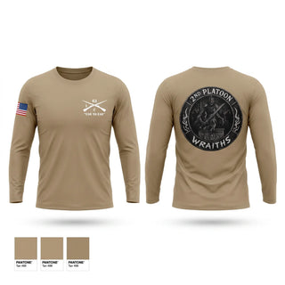 Long Sleeve Performance Shirt, 2nd PLT, C co, 1-63 AR BN, Army, Teamtime, Team time, sublimation, custom sports apparel, team uniforms, spirit wear, spiritwear, sports uniforms, custom shirts, team store, custom team store, fundraiser sports, apparel fundraiser