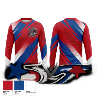Long Sleeve Performance Shirt, Outlaws, Baseball, Teamtime, Team time, sublimation, custom sports apparel, team uniforms, spirit wear, spiritwear, sports uniforms, custom shirts, team store, custom team store, fundraiser sports, apparel fundraiser