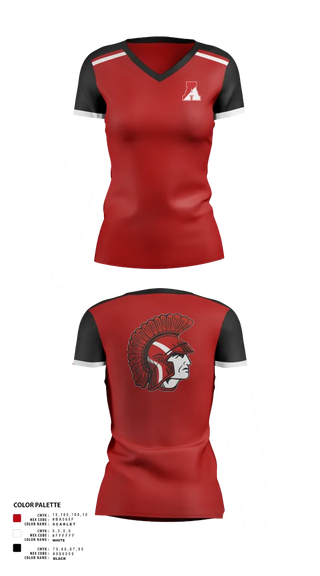Womens Short Sleeve Vneck Shirt, St. Thomas Aquinas Soccer, Women's Soccer, Teamtime, Team time, sublimation, custom sports apparel, team uniforms, spirit wear, spiritwear, sports uniforms, custom shirts, team store, custom team store, fundraiser sports, apparel fundraiser