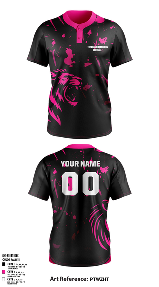 Two Button Softball Jersey, Toyohashi warriors, Softball, Teamtime, Team time, sublimation, custom sports apparel, team uniforms, spirit wear, spiritwear, sports uniforms, custom shirts, team store, custom team store, fundraiser sports, apparel fundraiser