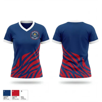 American Legion Post 10 Patriots 26435640 Women's Short Sleeve V-neck Shirt - 1