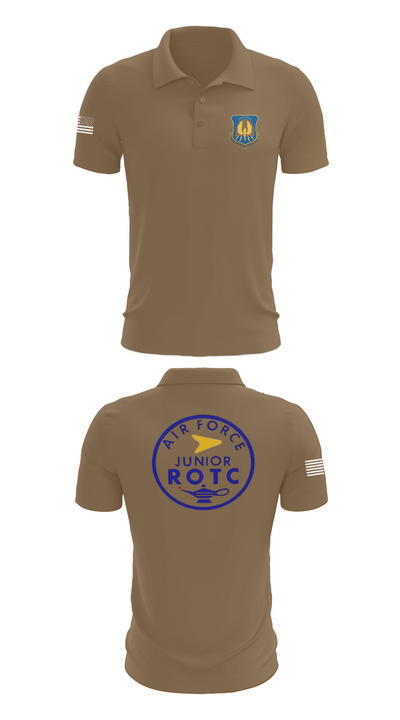 61st Eagle Squadron 97099286 Short Sleeve Performance Polo - 7