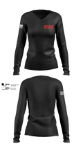 Rescue2/Engine5 44225024 Women's Long Sleeve V-neck Shirt - 100