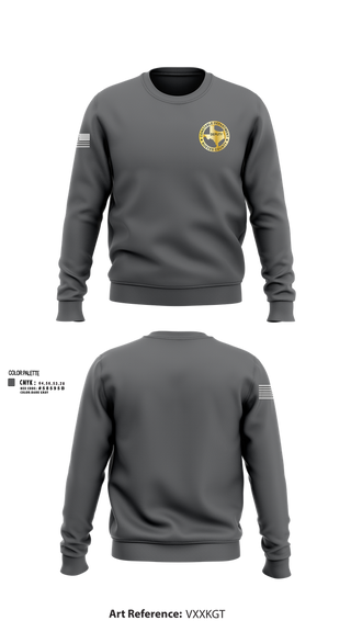 Crew Neck Sweatshirt, Nueces County Constable PCT4, , Teamtime, Team time, sublimation, custom sports apparel, team uniforms, spirit wear, spiritwear, sports uniforms, custom shirts, team store, custom team store, fundraiser sports, apparel fundraiser