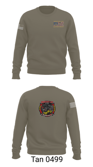Crew Neck Sweatshirt, Mountain Lake Fire & Rescue, Fire Department, Teamtime, Team time, sublimation, custom sports apparel, team uniforms, spirit wear, spiritwear, sports uniforms, custom shirts, team store, custom team store, fundraiser sports, apparel fundraiser