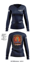 Nokesville Fire Rescue 35521736 Women's Long Sleeve V-neck Shirt - 15