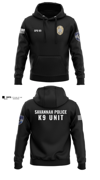 Hoodie, SPD K9, Police, Teamtime, Team time, sublimation, custom sports apparel, team uniforms, spirit wear, spiritwear, sports uniforms, custom shirts, team store, custom team store, fundraiser sports, apparel fundraiser